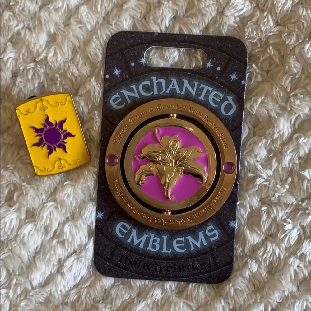 Disney Tangled enchanted emblems pin